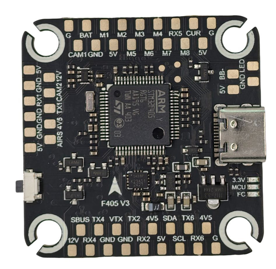 YunTuFPV F405v3 Stack Flight Controller BLs8 65A 3-6S 30.5x30.5mm 4-in-1 ESC