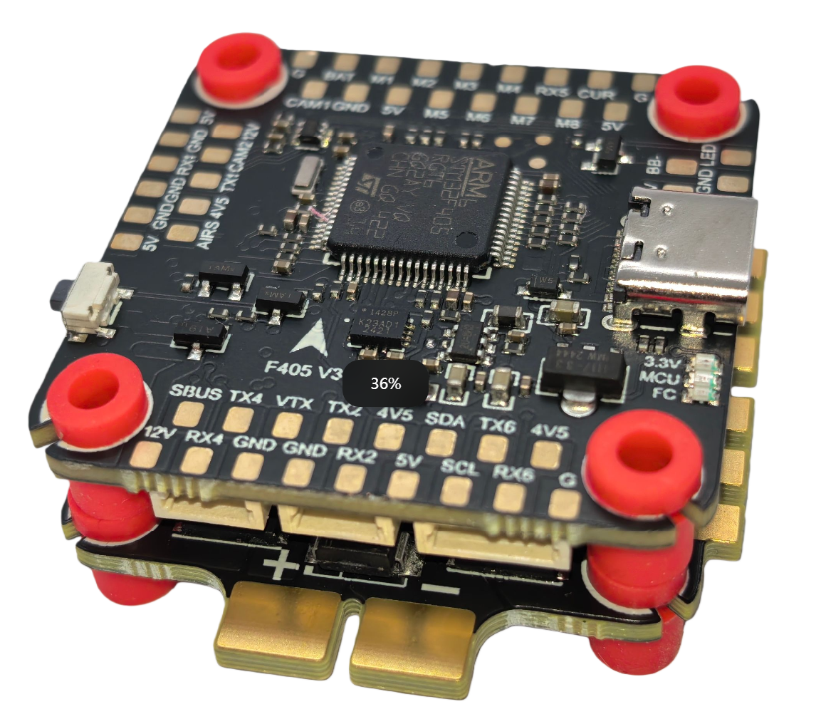 YunTuFPV F405v3 Stack Flight Controller BLs8 55A 3-6S 30.5x30.5mm 4-in-1 ESC