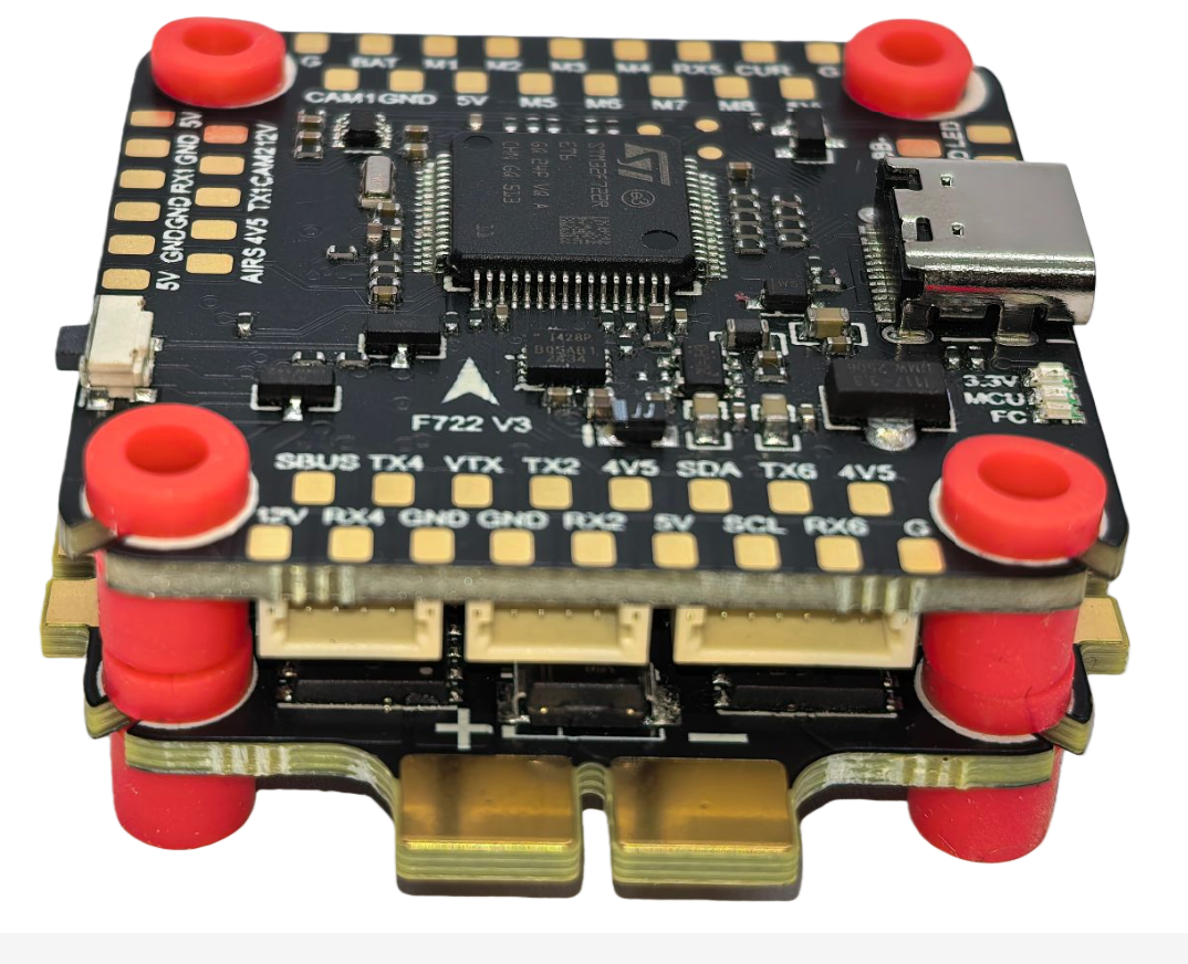 YunTuFPV F722v3 Stack Flight Controller BLs8 55A 3-6S 30.5x30.5mm 4-in-1 ESC