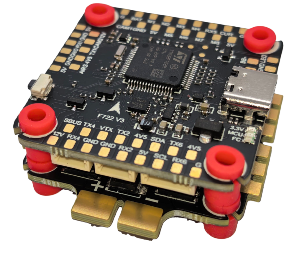 YunTuFPV F722v3 Stack Flight Controller BLs8 55A 3-6S 30.5x30.5mm 4-in-1 ESC