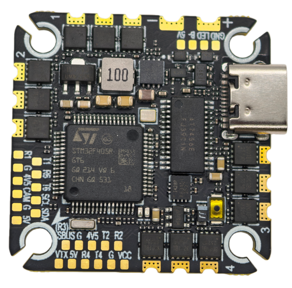 F405   AIO Flight Controller STM32F405 AIO-ICM-42688 Pro 45A ESC 25.5x25.5mm 3-6S OEM service custom logo