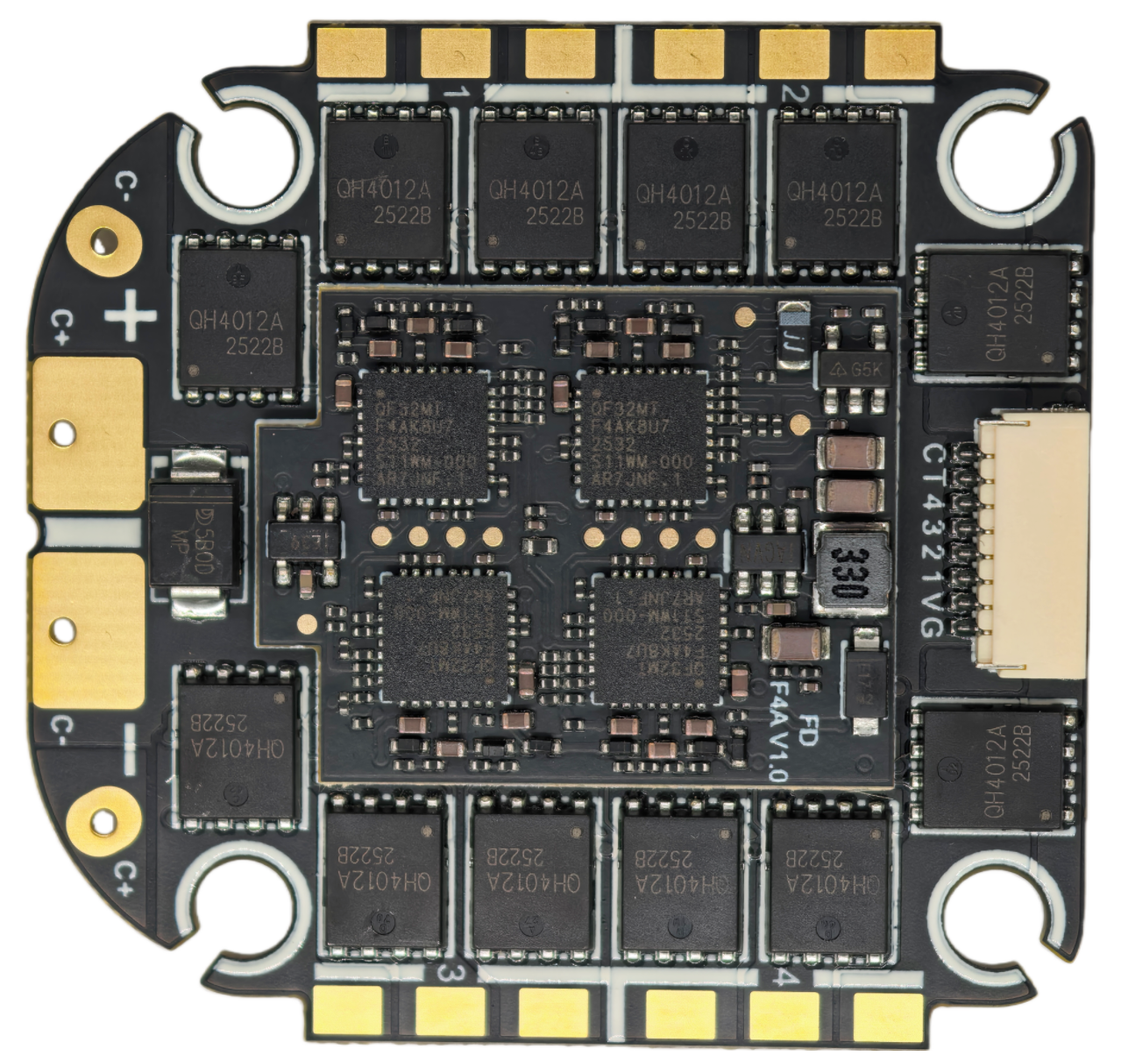 AM32 60A 3-8S 30.5x30.5mm 4-in-1 ESC OEM service custom logo