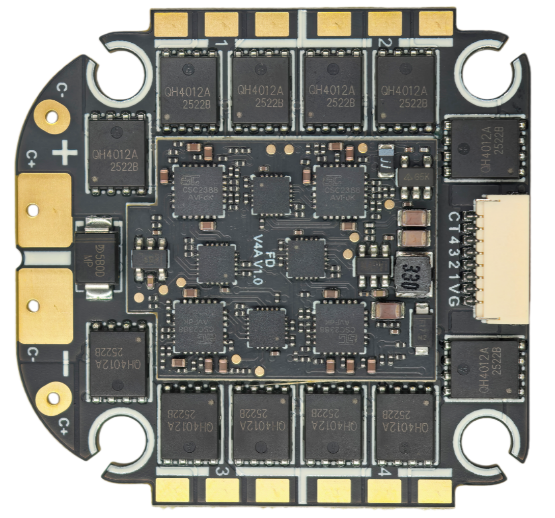 F405v3 BLHeli_32 Bluejay 60A YunTuFPV Stack Flight Controller  3-6S 30.5x30.5mm 4-in-1 ESC OEM service custom logo