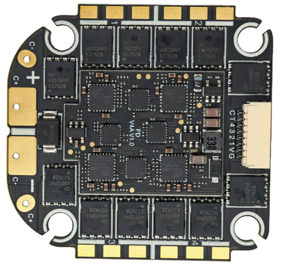 BLHeli_32 65A 3-8S 30.5x30.5mm 4-in-1 ESC OEM service custom logo