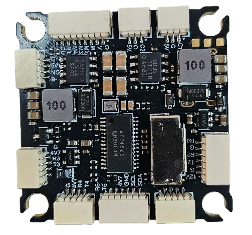 YuntuFPV H743  Flight Controller  ICM-42688 3-12S 30.5x30.5mm Dual camera