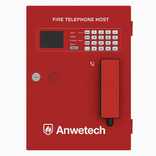 AT-F301 Fire Telephone Host | Emergency Firefighter Communication Console