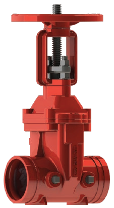 UL/FM Approved Highriser OS&Y Resilient Seated Gate Valve – Flanged & Grooved Ends, 365 PSI