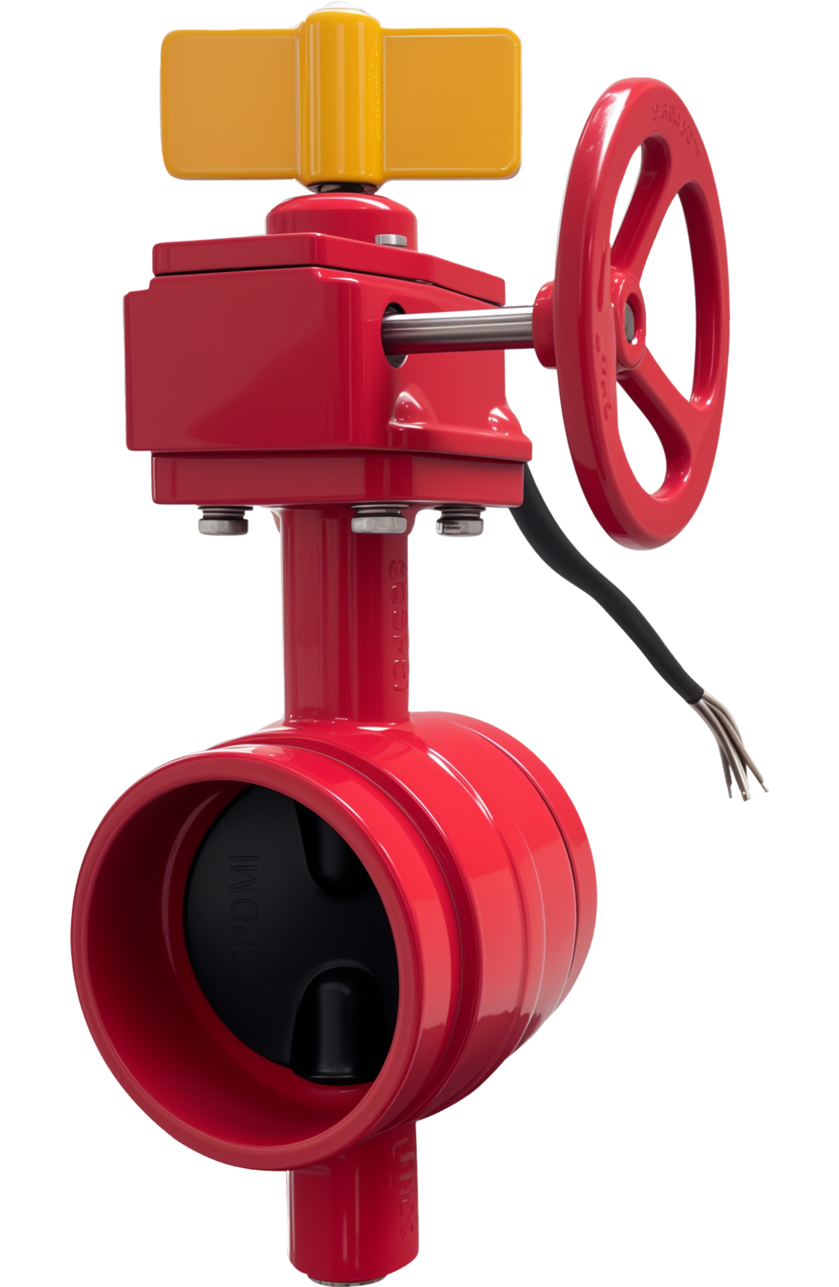 UL FM Highriser Butterfly Valve Grooved Ends 300PSI