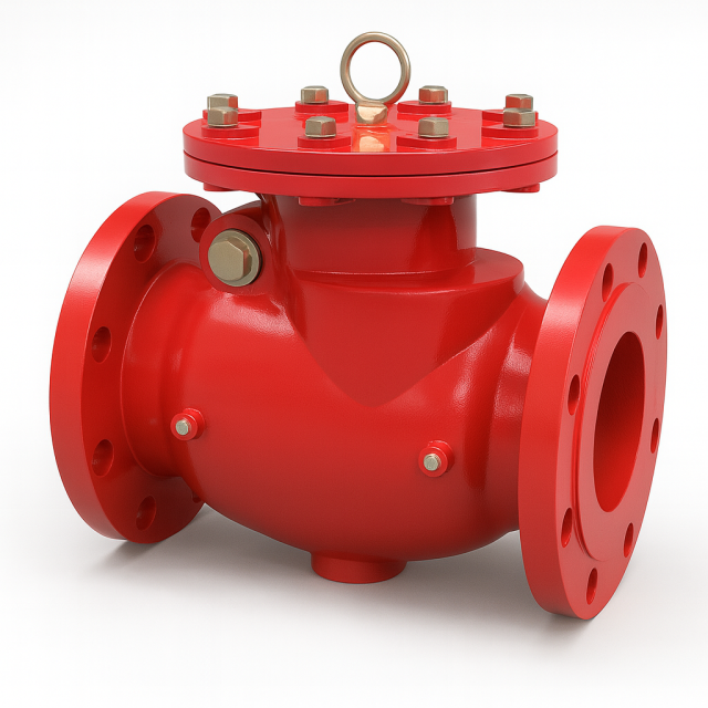 UL FM Highriser Swing Check Valve Resilient Seated Flanged Ends 300PSI