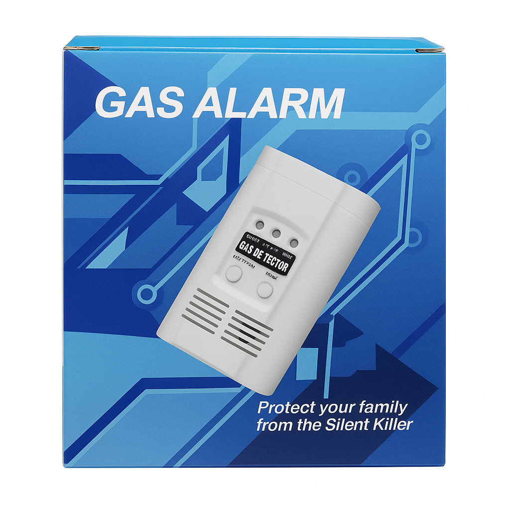 AC110/220V Combustible  LPG  LNG   Gas  Detector  with Relay Output