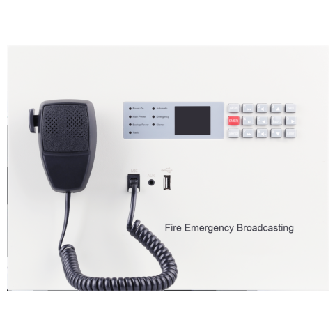 Wall Mounted Fire Emergency Voice Control Panel 150W