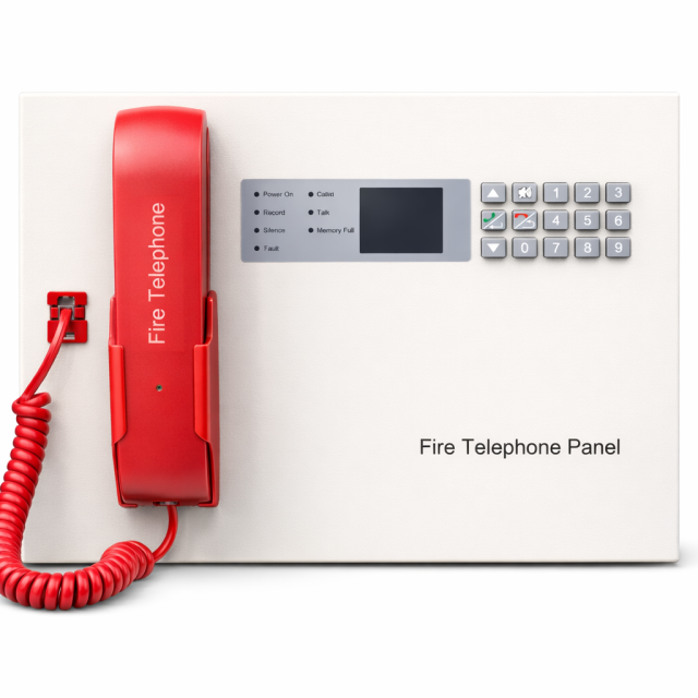 TJ101 Fire Telephone Panel | Wall Mounted Two-Bus Fire Fighters Telephone System
