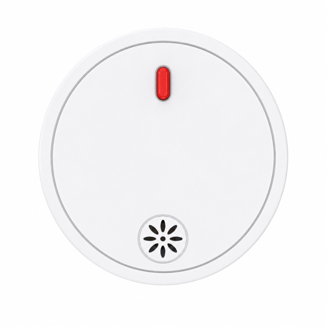 AT-S229 220-240V Interconnectable Photoelectric Smoke Alarm with 9V Battery Backup