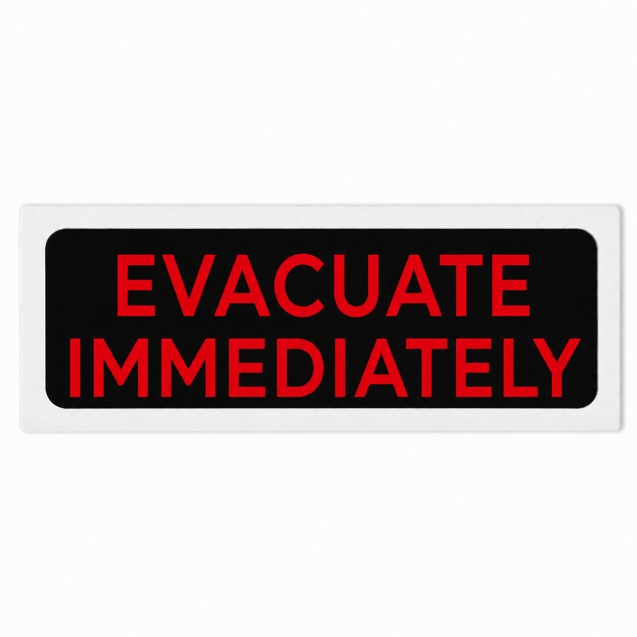 F329 Evacuate Immediately Gas Extinguishing Visual Warning Alarm