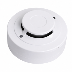 S236 AC 110–240VAC Photoelectric Smoke Detector with NO/NC Relay Output, 85dB Alarm & Auto Reset