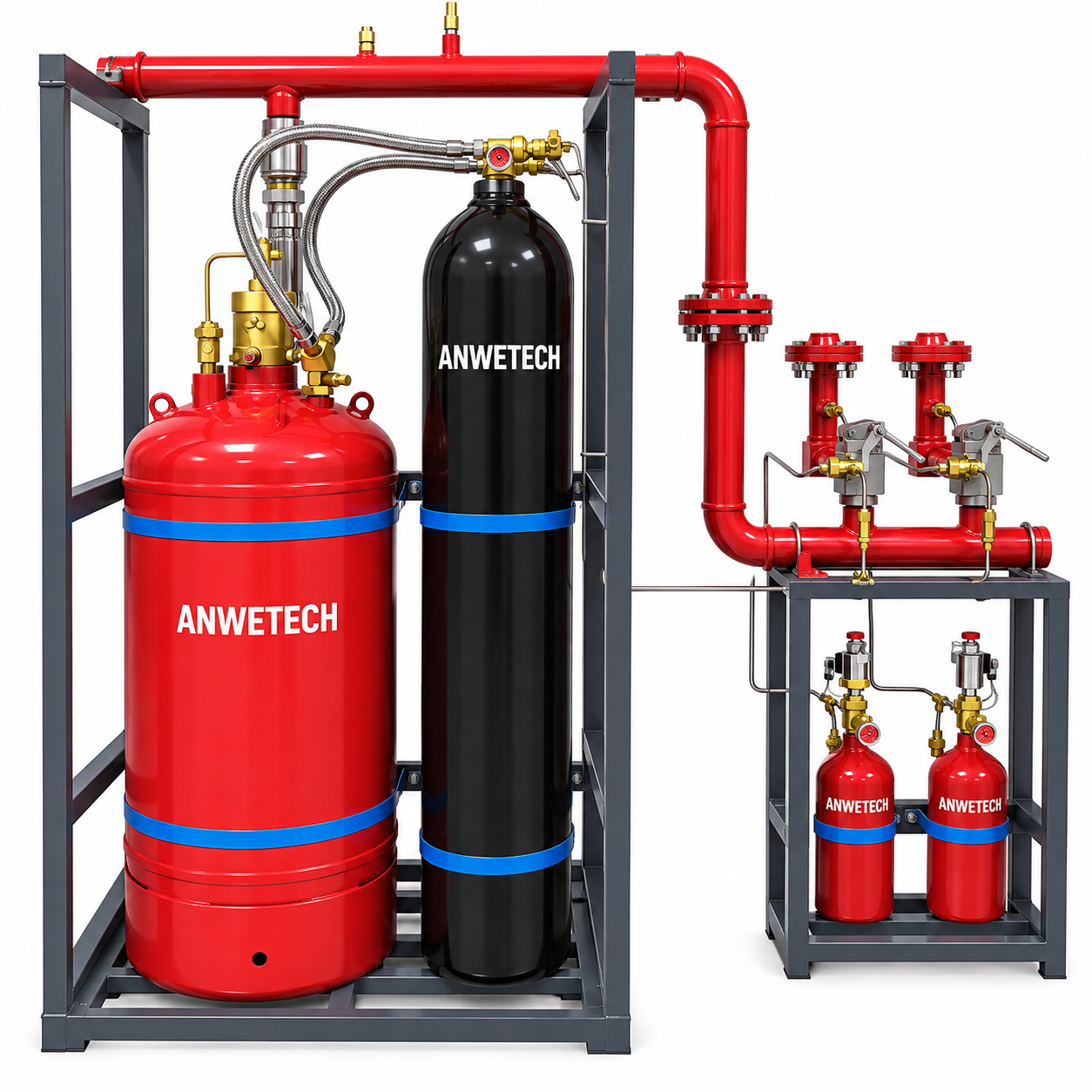 External-Pressure  FM200  Fire Extinguishing System