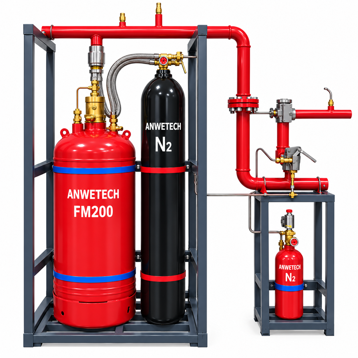 External-Pressure  FM200  Fire Extinguishing System