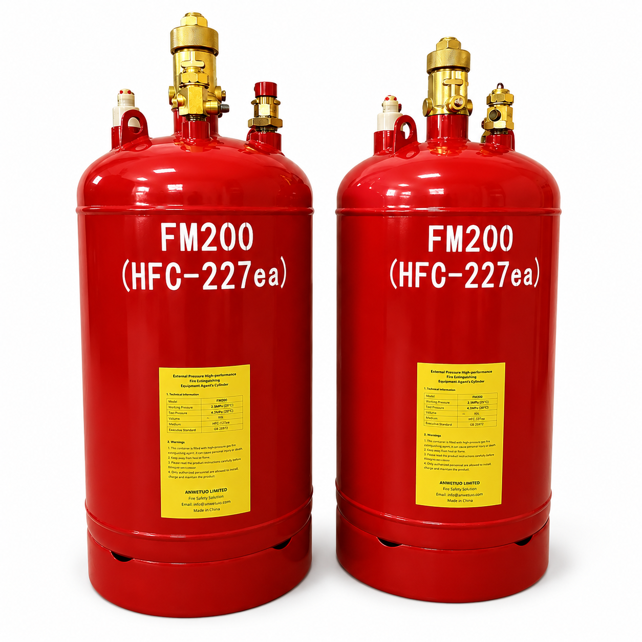 External-Pressure  FM200  Fire Extinguishing System