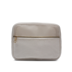 Essential Pouch Cosmetic Bag Bamboo Fiber Nylon Mesh - CBT059