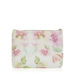 CBT088 Floral Print Mesh Bag