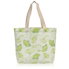 HAB070 Floral Print Mesh Bag Totebag