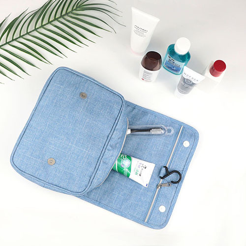 MCBR012 fold-open men&rsquo;s toiletry organizer