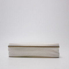 Travel Natural Makeup Case Bamboo Fiber Nylon Mesh - CBT062