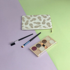 Flat Pouch Cosmetic Bag Pineapple Fiber - CNC067