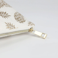 Flat Pouch Cosmetic Bag Pineapple Fiber - CNC067