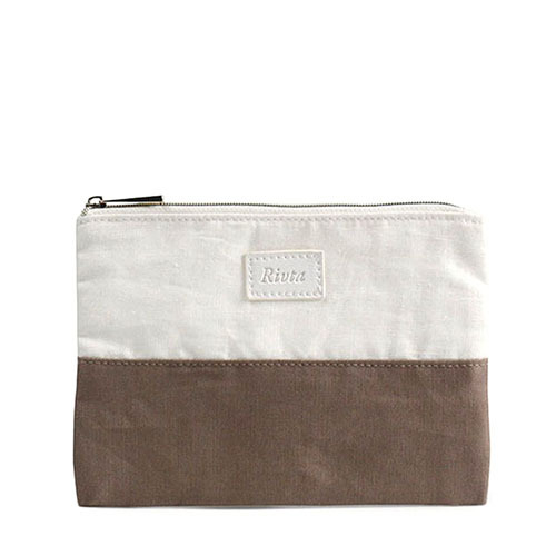 Flat Pouch Cosmetic Bag Pineapple Fiber - CNC052