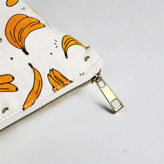 Flat Pouch Cosmetic Bag Banana Fiber - CNC047