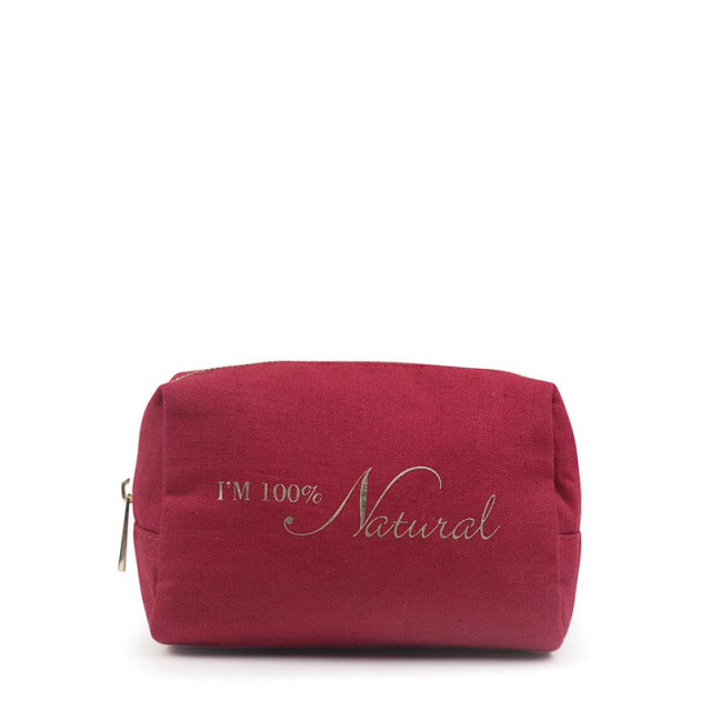 Small Pouch Cosmetic Bag Pineapple Fiber - CNC060