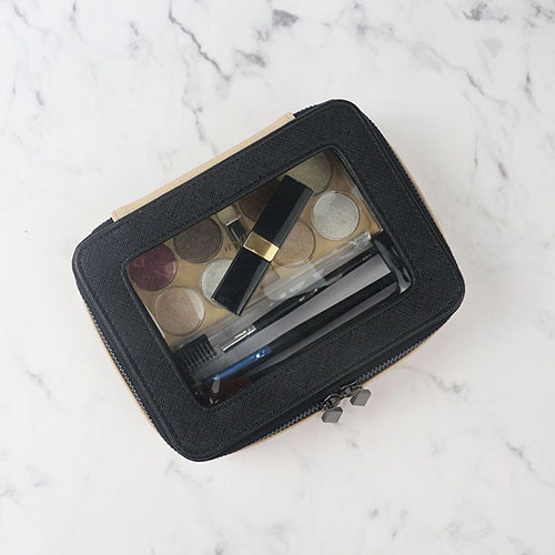 Travel Case Cosmetic Bag TPU PU Leather - CBT109