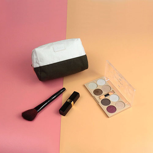 Small Pouch Cosmetic Bag Banana Fiber - CNC055