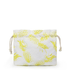 Portable Beauty Drawstring Bag Pineapple Fiber - CNC092
