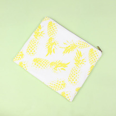 Flat Pouch Cosmetic Bag Pineapple Fiber - CNC090