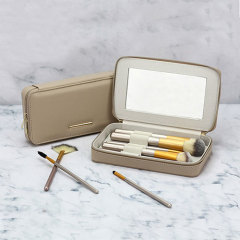 Travel Case Brush Bag Recycled Leather - COC001