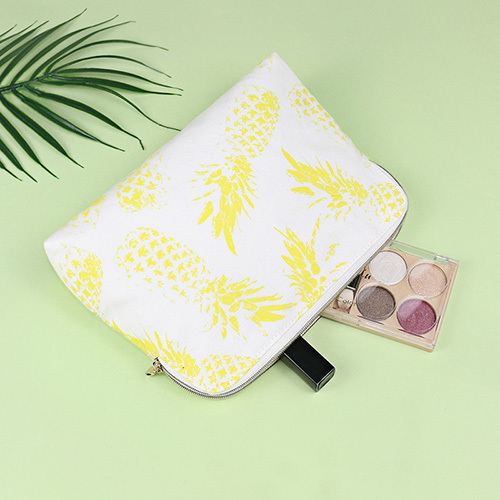 Essential Pouch Cosmetic Bag Pineapple Fiber - CNC089