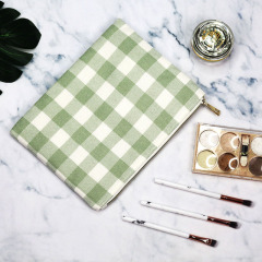 Flat Pouch Cosmetic Bag Bamboo Fiber - CBB048