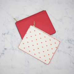 Flat Pouch Cosmetic Bag PU Leather - CBP197