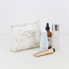 Spring Pouch Cosmetic Bag Bamboo Fiber - CBB055