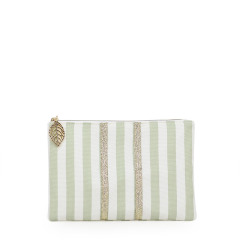 Flat Pouch Cosmetic Bag Bamboo Fiber - CBB053