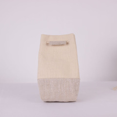 Custom Recycled Cotton Drawstring Bags for Beauty Brand Projects - CBC087