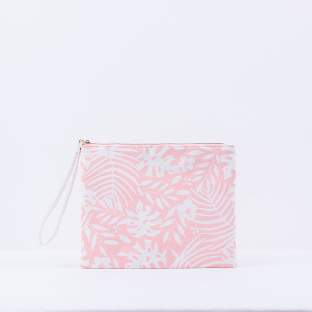 Flat Pouch Cosmetic Bag Recycled cotton - CBC098