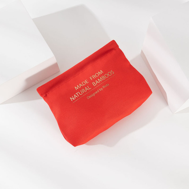 Spring Pouch Cosmetic Bag Bamboo Fiber - CBB066