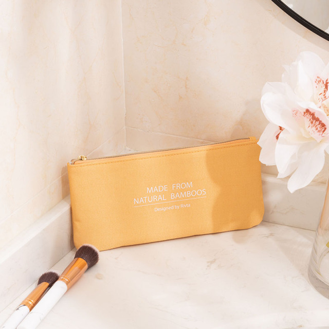 Travel Kit Brush Bag Bamboo Fiber - BRP020