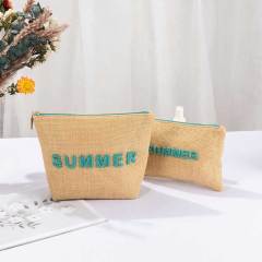 Essential Pouch Cosmetic Bag Jute - CBJ026
