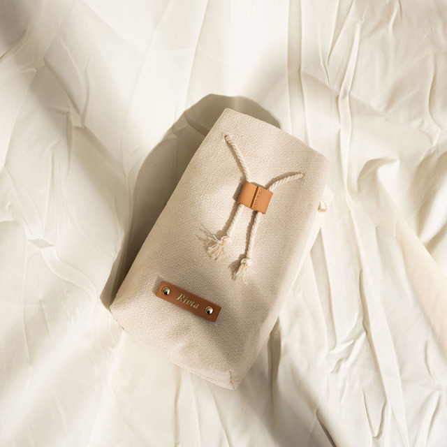 Custom Recycled Cotton Cosmetic Pouch for Beauty Brand Projects - CBC077