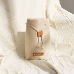 Custom Recycled Cotton Cosmetic Pouch for Beauty Brand Projects - CBC077