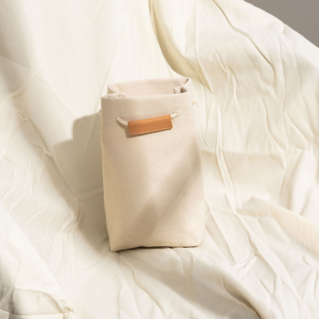 Custom Recycled Cotton Cosmetic Pouch for Beauty Brand Projects - CBC077